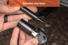 Hitch receiver lock 23518 by Curt – 5/8" heavy-duty pin for trailer hitch security