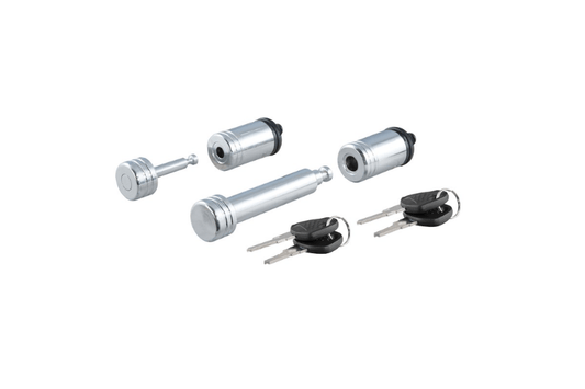 Curt Receiver Lock 23526, a durable trailer hitch lock and hitch receiver lock designed to secure your trailer and prevent theft during towing.