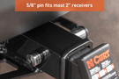 Curt Receiver Lock 23526, a durable trailer hitch lock and hitch receiver lock designed to secure your trailer and prevent theft during towing.