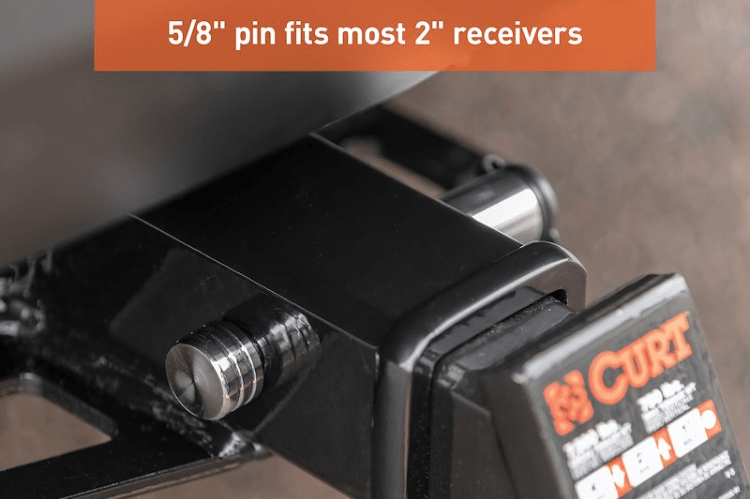 Curt Receiver Lock 23526, a durable trailer hitch lock and hitch receiver lock designed to secure your trailer and prevent theft during towing.