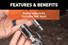 Curt Receiver Lock 23526, a durable trailer hitch lock and hitch receiver lock designed to secure your trailer and prevent theft during towing.