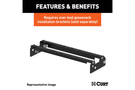 CURT folding ball gooseneck hitch 61052 for 2011-2019 Chevy Silverado 2500 and 3500 HD trucks, a durable over-bed towing solution