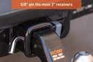 Curt Receiver Lock 23021, a durable trailer hitch lock and hitch receiver lock designed to secure your trailer and prevent theft during towing.
