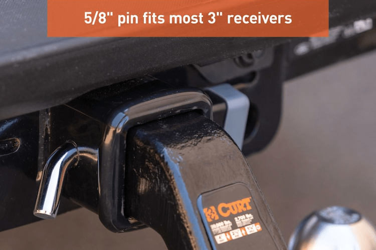 Curt Receiver Lock 23021, a durable trailer hitch lock and hitch receiver lock designed to secure your trailer and prevent theft during towing.