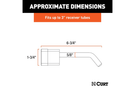 Curt Receiver Lock 23021, a durable trailer hitch lock and hitch receiver lock designed to secure your trailer and prevent theft during towing.