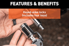Curt Receiver Lock 23527 with 5/8-inch pin and 2-1/2-inch span, a durable trailer hitch lock and hitch receiver lock for secure towing and theft prevention.