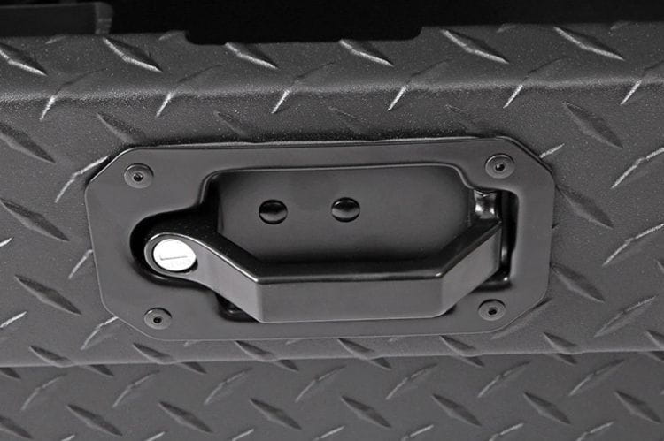 Dee Zee Red Label single lid crossover toolbox DZ10170LTB for 2000–2026 Toyota Tundra truck beds