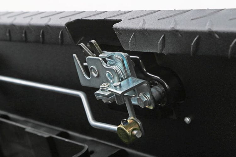 Dee Zee Red Label single lid crossover toolbox DZ10170LTB for 2000–2026 Toyota Tundra truck beds