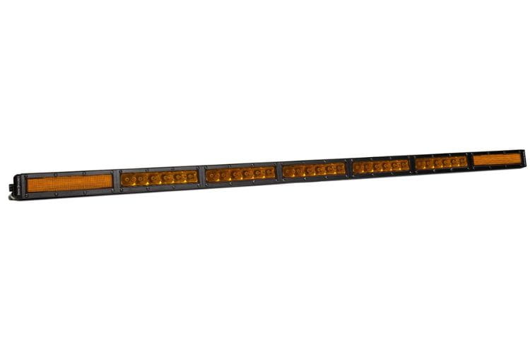 Amber light bar DD5056 by Diode Dynamics provides a creative, warm glow for this 42-inch professional off-road truck mount 