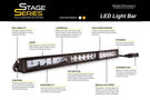 Amber light bar DD5056 by Diode Dynamics provides a creative, warm glow for this 42-inch professional off-road truck mount 