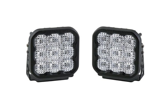 LED Light Pods Diode Dynamics DD6776P SS5 White Pro 5" Flood Lights (Pair), high-performance pod lights for off-road adventures