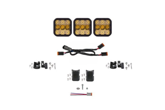 Off road light bar DD7239 from Diode Dynamics features a rugged 18.5" yellow combo beam for elite professional trail endurance