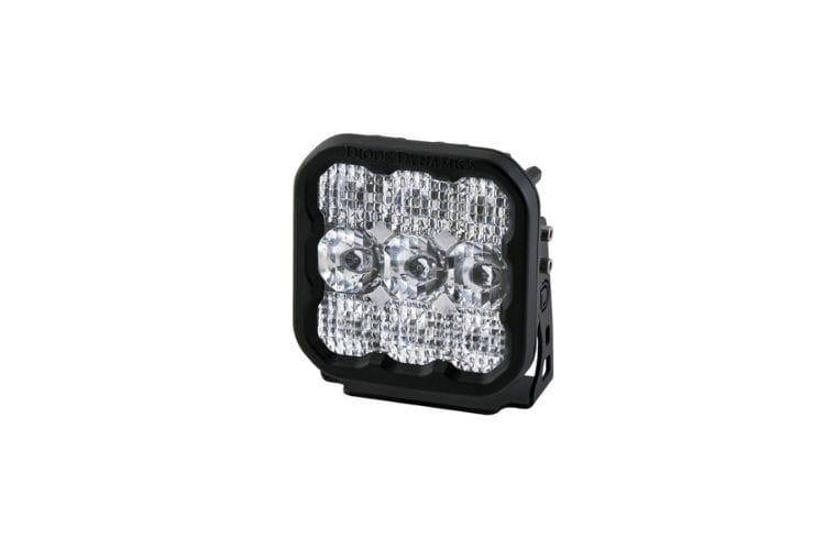 LED pod light DD6775S by Diode Dynamics features a 5" white Pro combo beam for high-performance off-road illumination