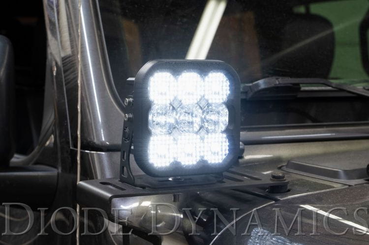 Diode Dynamics Lights SS5 White LED Pod Lights DD6769P, 5" Driving/Flood Pods Perfect for Trucks and Off Road