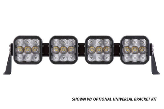 Offroad light bar DD7252 includes four white Pro pods in a masterful 25" Diode Dynamics housing for elite nighttime navigation