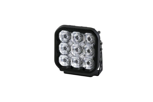 Single LED light pod DD6780S from Diode Dynamics is a compact 5" white sport driving light built for rugged terrain