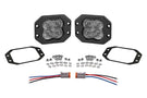 Diode Dynamics flush mount DD6936P features a creative layout showcasing the white pro combo driving sport pod light pair now 
