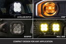 Diode Dynamics flush mount DD6936P features a creative layout showcasing the white pro combo driving sport pod light pair now 