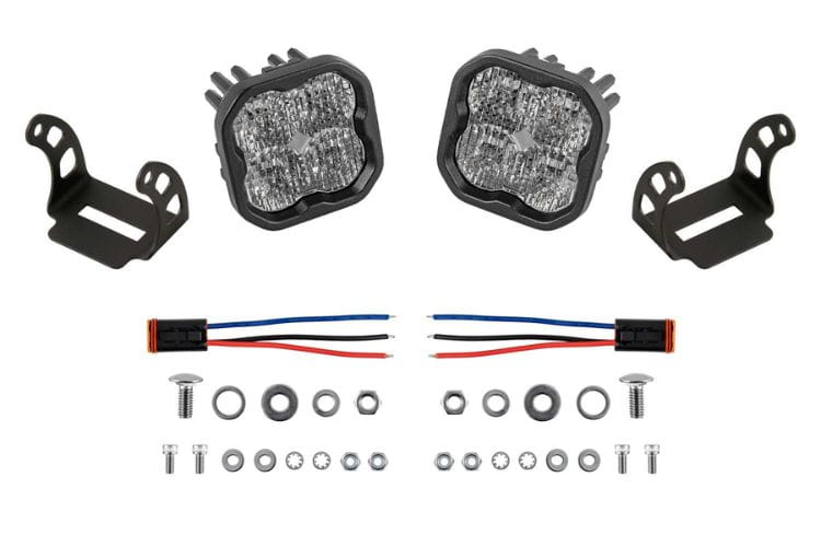 Diode Dynamics SS3 Pro DD6886P is a clean white pod light featuring a bright, high-power combo driving optical beam pattern