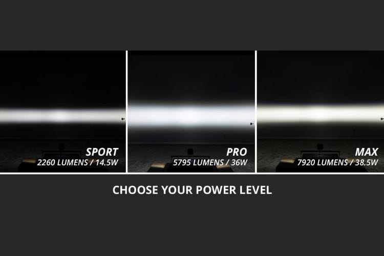 Diode Dynamics SS3 Pro DD6886P is a clean white pod light featuring a bright, high-power combo driving optical beam pattern