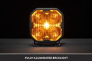 Diode Dynamics SS3 SAE fog DD6940P Pro yellow flush mount LED pod lights pair delivers powerful offroad illumination for trucks