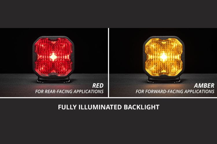 Diode Dynamics SS3 sport LED pods DD6865P yield a creative, bright driving path for this custom heavy-duty truck setup 