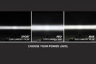 Flood pod lights DD6857P by Diode Dynamics add a creative, intense white glow for this durable and rugged truck pod setup