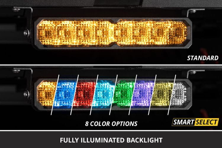 Diode Dynamics SS30 light bar DD8258 creates a creative, bright flood as a top-tier best LED light bar for trucks build.