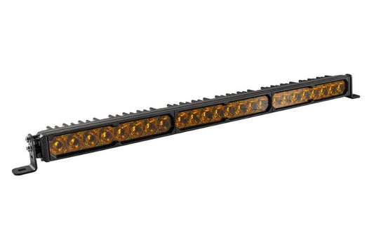 SS30 light bar DD8263 by Diode Dynamics adds a creative, narrow yellow spot beam for this professional off-road bumper mount