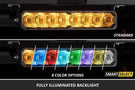 Diode Dynamics SS30 white LED light bar DD8252 creates a creative, crisp SAE driving beam for the best LED light bar for trucks.