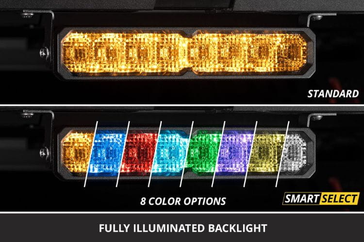 Diode Dynamics SS40 DD8386 yields a creative, wide white flood beam for this professional 40 inch stage series truck light bar