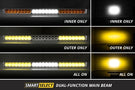Diode Dynamics SS40 DD8386 yields a creative, wide white flood beam for this professional 40 inch stage series truck light bar