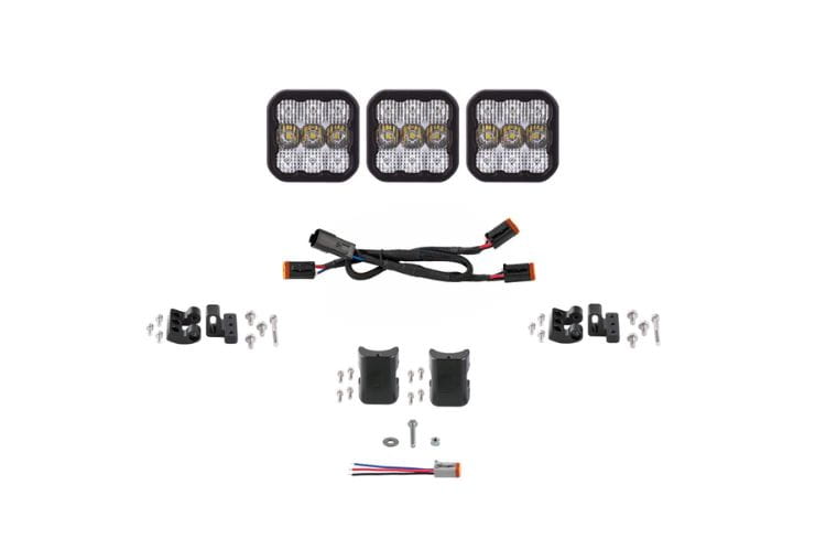 LED pod light bar DD6792 by Diode Dynamics features a masterful 18.5" SS5 CrossLink system with elite white combo optics 