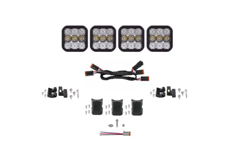 LED pod light bar DD6794 by Diode Dynamics delivers a rugged 25" white combo pattern for superior high-output truck visibility