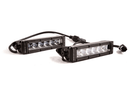 Diode Dynamics 6″ LED Light Bar Stage Series DD5014P, white single row design, providing bright and reliable driving illumination