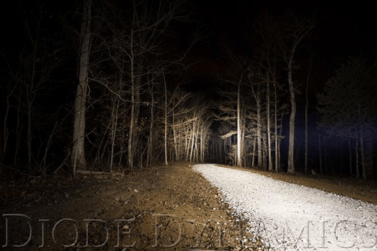 Diode Dynamics 6″ LED Light Bar Stage Series DD5014P, white single row design, providing bright and reliable driving illumination