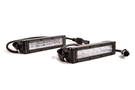Rugged Diode Dynamics light bar 6-inch pair, DD5022P single row design with SAE fog beam for enhanced visibility in harsh conditions