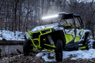 Diode Dynamics 30 LED Light Bar DD5032 Stage Series, single row white light bar with combo beam mounted on vehicle