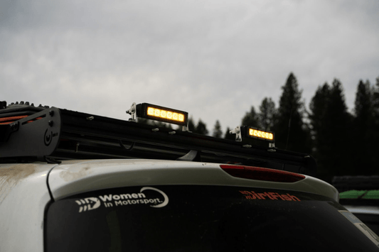 Diode dynamics light bar DD5044P, 6 LED light bar single row light bar with SAE amber fog beam, pair for truck