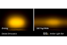 Diode dynamics light bar DD5044P, 6 LED light bar single row light bar with SAE amber fog beam, pair for truck
