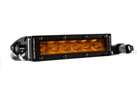 Diode Dynamics 6″ LED Light Bar DD5044S, amber single row light bar for reliable driving illumination