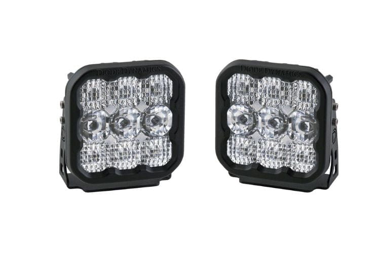 Best led pod lights Diode Dynamics SS5 Pro DD6775P 5" combo LEDs deliver elite white output for superior off-road visibility