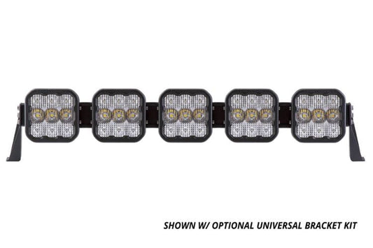 White LED light bar DD7208 by Diode Dynamics features five white Sport pods in a masterful 31.5" CrossLink driving configuration