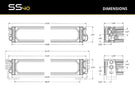 White LED light bar for truck DD8381 by Diode Dynamics yields creative combo optics for a custom heavy-duty SS40 Sport rig