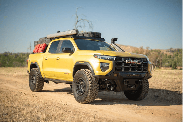 DV8 front bumper Spec Series for GMC Canyon 2023–2025 – heavy-duty dv8 bumper with winch compatibility