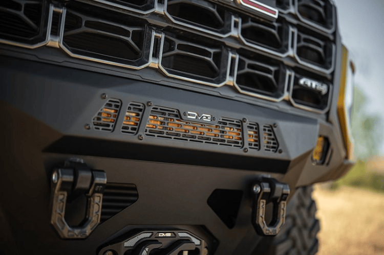 DV8 front bumper Spec Series for GMC Canyon 2023–2025 – heavy-duty dv8 bumper with winch compatibility