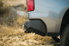 DV8 Offroad Chevy Silverado 1500 2019–2025 rear bumper RBCS1-03, heavy duty steel aftermarket rear bumper designed for back bumper replacement and off-road use
