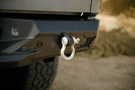 DV8 Offroad Chevy Silverado 1500 2019–2025 rear bumper RBCS1-03, heavy duty steel aftermarket rear bumper designed for back bumper replacement and off-road use