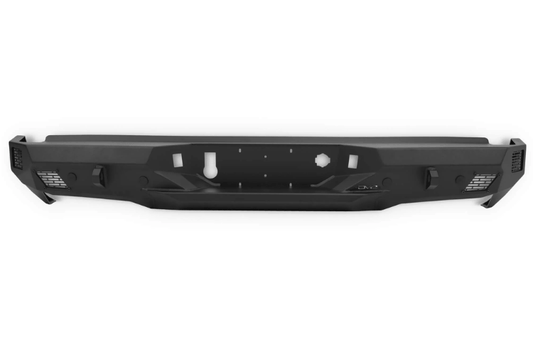 DV8 Offroad rear bumper RBCS1-03 for GMC Sierra 1500 2019–2025, heavy duty steel aftermarket bumper for off-road and replacement use