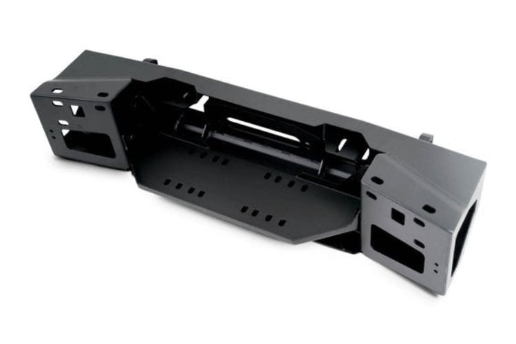 DV8 Offroad Centric Series Front Bumper FBTT2-05 for 2022-2026 Toyota Tundra, rugged DV8 Centric winch-ready bumper for trucks